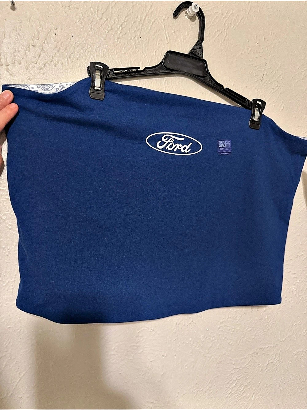 Ford Official Licensed Product Ford Blue Paisley reversible Tee Size XL (20) NWT